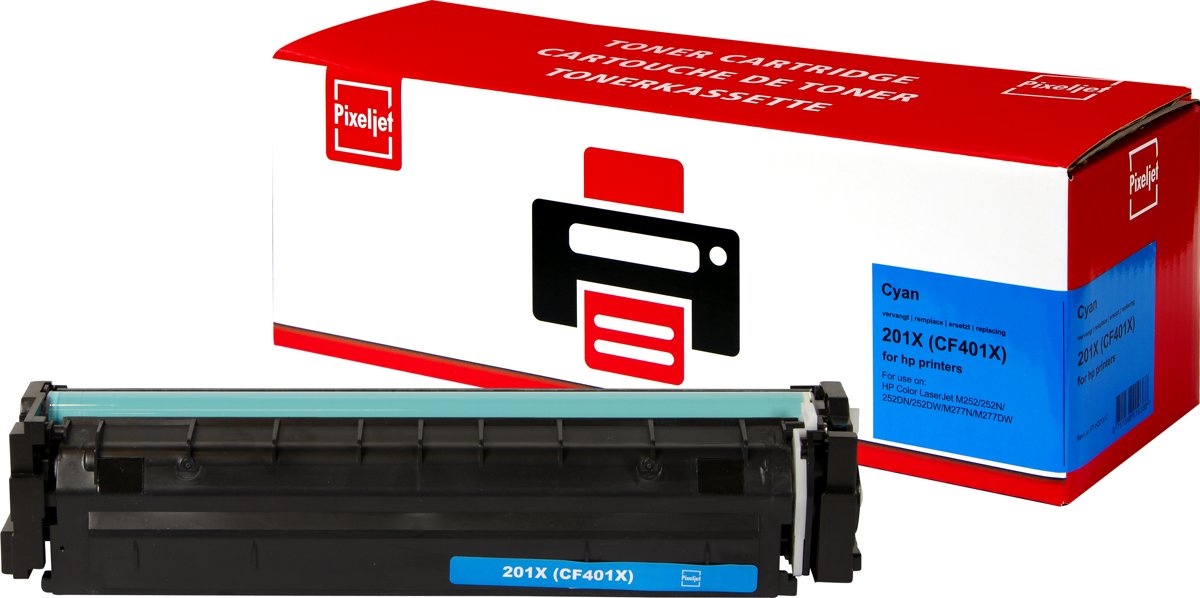 HP 201X (CF401X) Toner |Cyaan| - Pixeljet